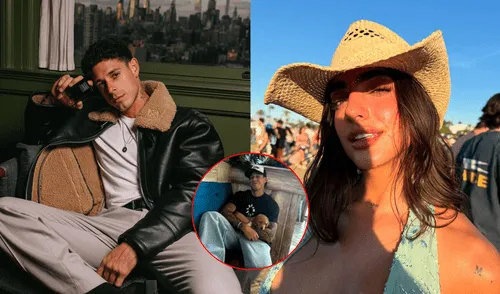 Hugo García habría aparecido en tierna foto con la mascota de Isabella Ladera. Foto: Instagram/Hugo García/Instagram/Isabella Ladera/captura de pantalla/Willax