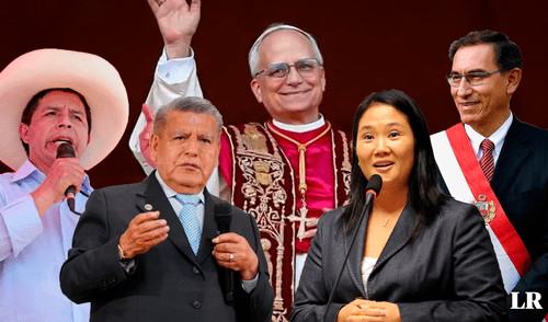 Papa León XIV sigue a un político peruano en X. Foto: composición LR PAPA LEÓN