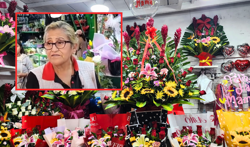 Mercado de flores. Foto: composición La República/Silvana Quiñonez