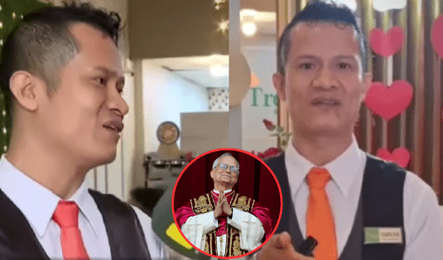 El papa León XIV fue enviado como misionero a Trujillo en los años 80. Foto: Composición LR/ France 24 Mesero que atendía al papa León XIV en Chiclayo revela su plato favorito