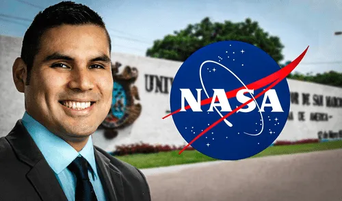 Rodolfo Ledesma también obtuvo una maestría en Ingeniería Eléctrica en Binghamton University. Foto: composición LR/ cortesía Rodolfo Ledesma/ Nasa.gov Ingeniero electrónico de la UNMSM