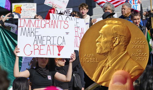 El 35 % de los Nobel académicos en EEUU han sido inmigrantes. El 35 % de los Nobel académicos en EEUU han sido inmigrantes.