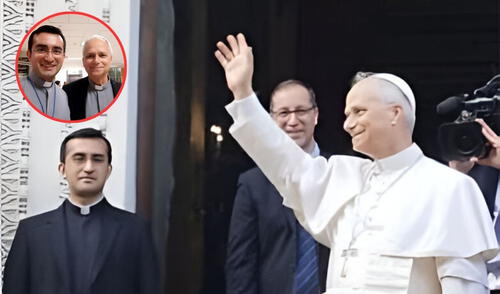 León XIV seleccionó a sacerdote chiclayano como su nuevo secretario personal. Foto: Composición LR/CDN León XIV seleccionó a sacerdote chiclayano como su nuevo secretario personal. Foto: Composición LR/CDN