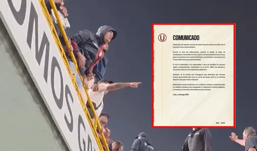 Universitario se pronunció luego de los incidentes en el Monumental. Foto: composición LR/Twitter/Universitario Universitario se pronunció luego de los incidentes en el Monumental.