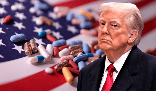 Donald Trump firma decreto para reducir precios de medicamentos en Estados Unidos.