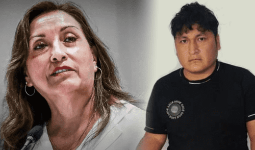 Alias 'Cuchillo' envió una carta notarial a la presidenta Dina Boluarte. | Composición LR. Dina Boluarte, Alias 'Cuchillo'