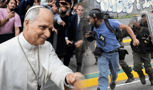 Papa León XIV pide liberación de periodistas encarcelados por buscar la verdad.