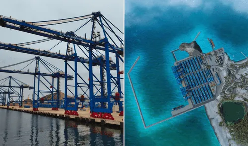 El Puerto de Chancay se inauguró el 14 de noviembre del 2024 y es un hub portuario en la región.