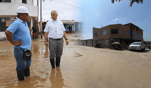 Inundaciones en el norte fueron intensas debido al Fenómeno El Niño. Foto: composición de Jazmin Ceras/Municipalidad de Illimo Inundaciones en el norte fueron intensas debido al Fenómeno El Niño.