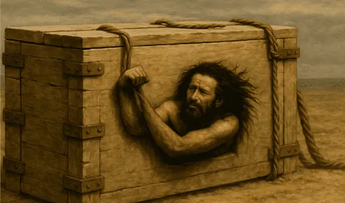 Un hombre de Babilonia fue sometido a una de las torturas más atroces jamás registradas. Foto: composición LR/ChatGPT Un hombre de Babilonia fue sometido a una de las torturas más atroces jamás registradas. Foto: composición LR/ChatGPT