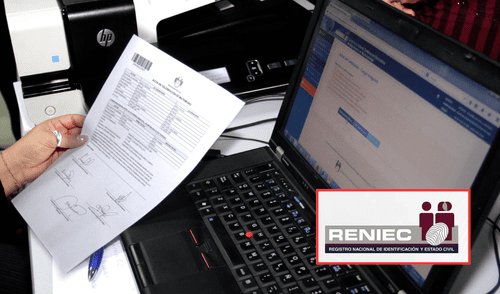 Reniec ofrece diversos trámites a los ciudadanos en Perú.