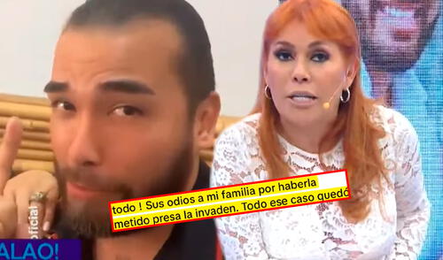 Magaly Medina se enfrenta a Álvaro Paz de la Barra. Foto: Composición LR/Captura/YouTube Magaly Medina se enfrenta a Álvaro Paz de la Barra