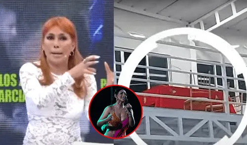 Show semivacío de Pamela Franco en Trujillo desata burla de Magaly Medina: "Hace falta su chato para levantar el evento". Foto: captura de pantalla/ATV/Instagram/Pamela Franco Magaly Medina habla del show casi vacío de Pamela Franco. Foto: captura de pantalla/ATV/Instagram/Pamela Franco