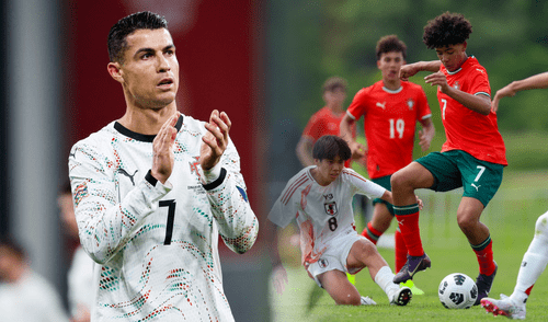 Cristiano Ronaldo expresó su felicidad al ver a su menor hijo debutando en la selección de Portugal. Foto: composición LR/X Cristiano Ronaldo expresó su felicidad al ver a su menor hijo debutando en la selección de Portugal.