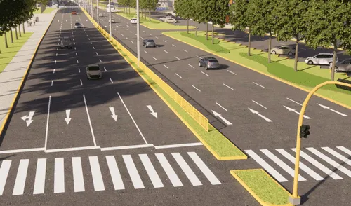 La renovación de la avenida Circunvalación beneficiará a cuatro distritos de Lima.