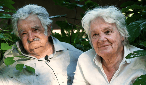 José Mujica y su esposa, Lucía Topolansky, se casaron en el año 2005. Foto: El Frente La historia de amor de José Mujica y su esposa Lucía Topolansky y la razón de por qué no tuvieron hijos