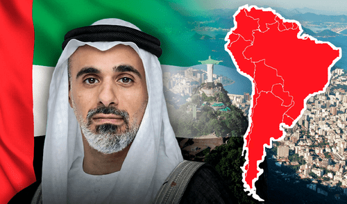 La iniciativa estará liderada por Acelen Renováveis y contempla la producción de diésel verde y queroseno de aviación sostenible. Foto: Composición LR/Sharjah24/FlagsOnline. La millonaria inversión de Emiratos Árabes en un país de Sudamérica para construir 5 biorrefinerías de combustibles