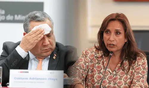 Dina Boluarte juramentaría a nuevo ministro. Foto: composición LR DINA boluarte y gustavo adrianzn