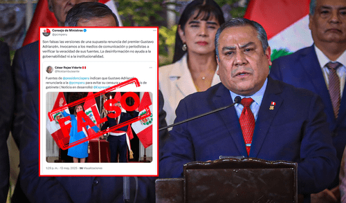 Gustavo Adrianzén renunció antes del debate de la censura en su contra. Foto: composición LR gustavo adrianzén