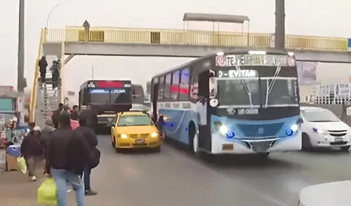 Distintas rutas de transporte trabajan con normalidad pese al paro nacional. Foto: Composición LR/CDN