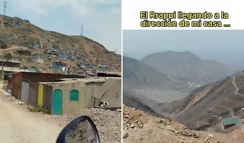 Repartidor estalla de ira al llegar a la cima de cerro para entregar pedido: “No trabajo más”