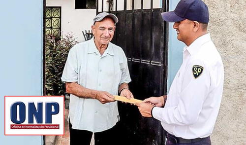 El pago a domicilio de la ONP es un servicio gratuito para todos los jubilados. Foto: El Peruano/ONP/LR