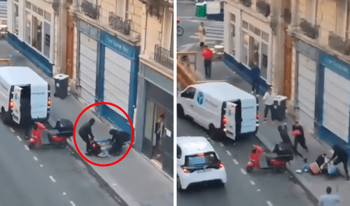 La Fiscalía de París encargó a la Brigada de Represión del Bandolerismo (BRB) de la policía judicial la investigación del intento de secuestro. Foto: Composición LR/TikTok. Violento intento de secuestro a la hija de un CEO de criptomonedas en Francia quedó registrado en video