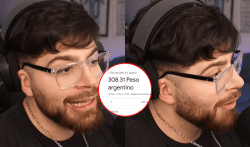 El streamer argentino La Cobra comentó el sol peruano es el nuevo dólar de Sudamérica. Foto: composición LR/TikTok/Andreaclip3 streamer la cobra, sol peruano, sol peruano en sudamerica, un sol, sol peruano a pesos argentinos, pesos argentinos