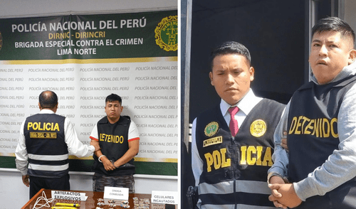 PNP captura a Manquito, uno de los presuntos responsables de atentado con explosivos a colegio en Comas. Foto: Kevinn García / La República PNP captura a Manquito, uno de los presuntos responsables de atentado con explosivos a colegio en Comas. Foto: Kevinn García / La República