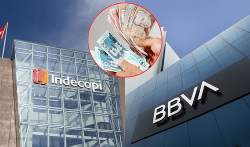 Multa total a BBVA es el resultado de dos sanciones impuestas por Indecopi derivadas del mismo caso. Foto: composición LR/Indecopi/BBVA/Andina Multa total a BBVA es el resultado de dos sanciones impuestas por Indecopi derivadas del mismo caso.