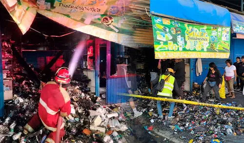 Feroz incendio en mercado Modelo de Chiclayo destruye puestos y deja pérdidas de casi S/400 mil