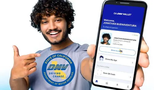 DMV de California presenta la licencia de conducir digital con muchos beneficios.