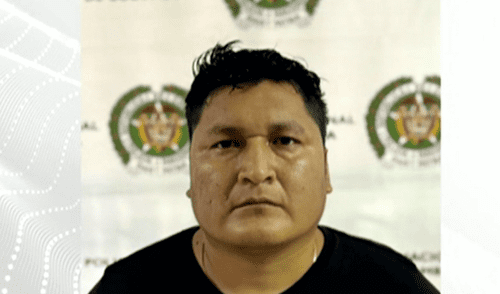 Capturan a alias 'Cuchillo' en Colombia. Foto: Mininter Capturan a alias 'Cuchillo' en Colombia. Foto: Miniter