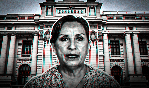 En la cuerda floja. El Congreso sigue planeando una posible vacancia contra Dina Boluarte | Composición: Gerson Cardoso / Foto: LR. En la cuerda floja. El Congreso sigue planeando una posible vacancia contra Dina Boluarte