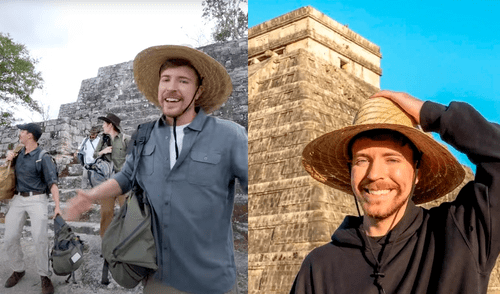 INAH demanda a representante de MrBeast por uso indebido de zona arqueológica de México.