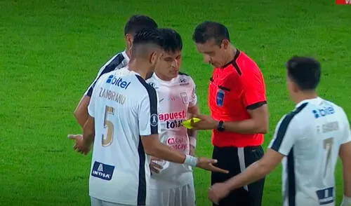 Carlos Zambrano sumó su segunda expulsión en la fase de grupos de la Copa Libertadores.