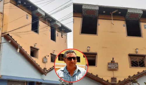 Esta singular casa parece construida 'al revés' y está ubicada en un distrito de Lima Norte