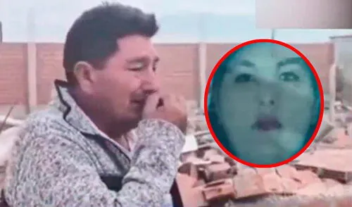 Padre de familia señaló que su hija lo obliga a darle la herencia. Foto: composición LR/ATV Padre de familia rompe en llanto