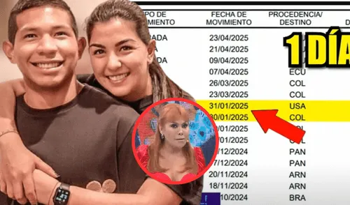 Ana Siucho y Edison Flores se casaron en 2019.