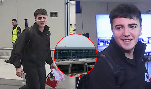 Argentino es el primer pasajero en arribar al nuevo aeropuerto Internacional Jorge Chávez. Foto: composición LR/Latina nuevo Aeropuerto Jorge Chávez, aeropuerto Jorge Chávez, marcha blanca