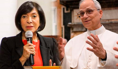 Alcaldesa de Chiclayo priorizó dejar "la casa limpia" para una posible llegada del papa. Foto: Composición LR larepublica.pe