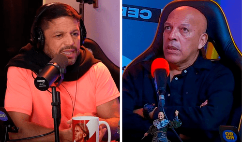 Pedro García contó que habló por teléfono con Roberto Mosquera tras tensa discusión. Foto: composición LR/captura de 'Doble Punta'/'Fútbol Excitante' Pedro García le respondió a Roberto Mosquera tras protagonizar fuerte altercado