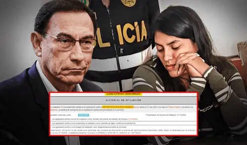 Abogada de 'Cuchillo' milita en el partido que busca llevar a la presidencia a Martín Vizcarra