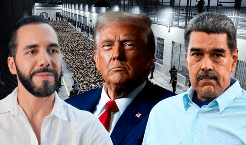 Abogados contratados por el gobierno de Maduro denuncian torturas a migrantes en el Cecot. Foto: composición LR Abogados contratados por el gobierno de Maduro denuncian torturas a migrantes en el Cecot.