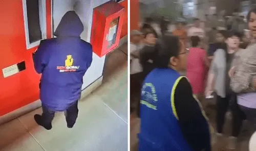 Presuntos delincuentes contratados como personal de seguridad habrían robado dos laptops de un colegio en Carabayllo. Foto: cortesía Presuntos delincuentes contratados como personal de seguridad habrían robado dos laptops de un colegio en Carabayllo. Foto: cortesía