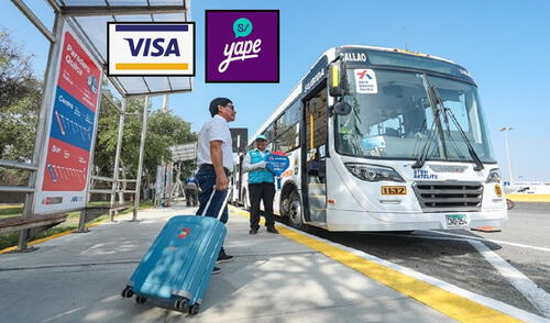 Buses del AeroDirecto aceptan pagos con Yape y tarjeta Visa. Buses del AeroDirecto aceptan pagos con Yape y tarjeta Visa.