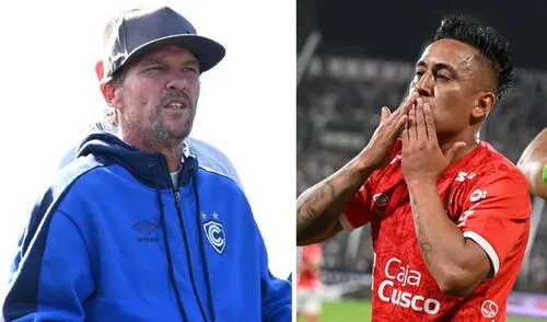 Carlos Desio hace jugar constantemente a Christian Cueva en Cienciano del Cusco. Foto: composición GLR Carlos Desio hace jugar constantemente a Christian Cueva en Cienciano del Cusco