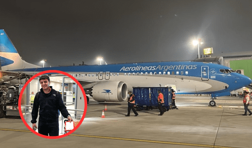 El primer vuelo de la aerolínea Argentinas llega al Aeropuerto Jorge Chávez Foto: Energiminas / Composición LR El primer vuelo de la aerolínea Argentinas llega al Aeropuerto Jorge Chávez Foto: Energiminas / Composición LR