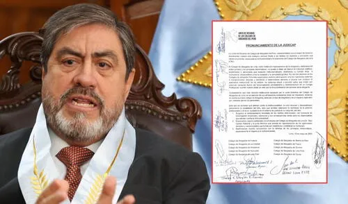 Decanos de los Colegios de Abogados del Perú se pronunciaron tras proceso de suspensión a Canelo