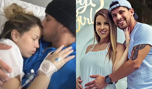 Greissy Ortega recibió el apoyo de su pareja Randol Pastor tras haber sido hospitalizada.